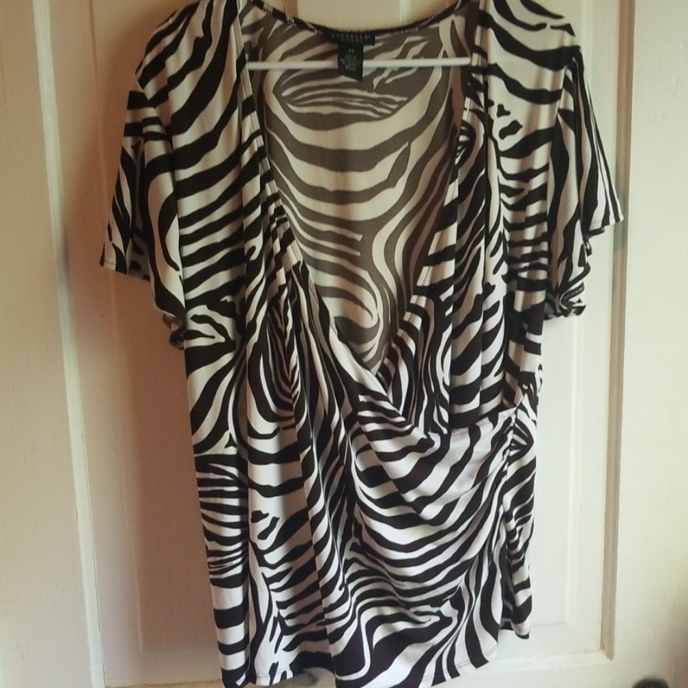 Rafaella Animal Print Top